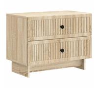Homgoday Cabecero de Cama Moderno Vintage con Almacenamiento, Madera para Interior