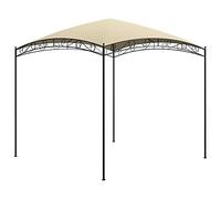 Homgoday Cenador Crema 3x3x2,65 m 180 g/m² Carpa Camping con Techo, Cenador con Techo Gazebo Exterior Impermeable y Protector Solar, para Fiestas Patio Camping