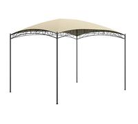 Homgoday Cenador Crema 3x4x2,65 m 180 g/m² Carpa Camping con Techo, Cenador con Techo Gazebo Exterior Impermeable y Protector Solar, para Fiestas Patio Camping
