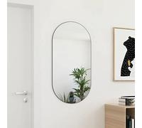 Homgoday Decoración de espejo de 100 x 50 cm de cristal, muebles para interiores y exteriores, decoración para la casa, decoración para el hogar para interiores, dormitorio, salón, oficina