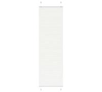 Homgoday Estor Plisado Blanco 65x200 cm Tela Ancho 64,4 cm Poliéster Estor Enrollable fácil de Instalar para Ventanas y Puertas, Proteccion Solar, Stores Noche y día