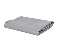 Homgoday Lona impermeable de 6x8m gris: resistente a roturas, UV y temperaturas de -30°C a 70°C