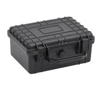 Homgoday Maletín de vuelo portátil negro 24 x 19 x 11 cm de polipropileno