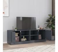 Homgoday Mobili TV 2 pz Antracita 67 x 39 x 44 cm de acero, mesa para TV, mueble para TV salón, mueble bajo para TV de salón industrial soporte TV Model841696