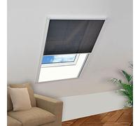 Homgoday Mosquitera plisada para ventana de techo, 80 x 100 cm