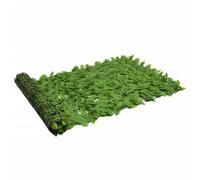 Homgoday Pantalla de balcón de Hojas Verde 200x100 cm Privacidad de Balcón y Pantallas Protección UV,Impermeable,Malla de Ocultación para Jardín Exterior,Resistente al Viento
