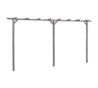 Homgoday Pérgola de jardín de Madera de Pino impregnada 400x40x205 cm Carpa de jardín Carpa de Fiesta Cenador Jardín Pabellón Pérgola Carpa