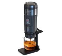 Homgoday portátil HiBREW H4A 80W, Espresso 3 en 1 con Adaptadores, y Café en Polvo 15 Bares, Funcionamiento USB 12V, Diseño Resistente, Incluye Accesorios