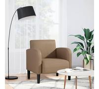 Homgoday Sillón con reposabrazos Capuchino 54 cm Cuero sintética Sillón Relax, Sillon de Relax Reclinable Sillón reclinable elevable