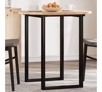 Homgoday Tablero de mesa de repuesto de madera de repuesto para mesa auxiliar, mesa de café, mesa de bar, redonda, diámetro 80 x 2 cm, madera maciza de acacia