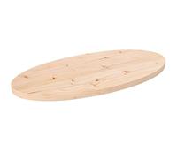 Homgoday Tablero de Mesa Ovalado Madera Maciza de Pino 60x30x2,5 cm, Superficie de Mesa Restaurante Comedor Salón Sala de Estar Oficina Mueble Encimera Tablero Mesa Superficie Tapa Tipo 1