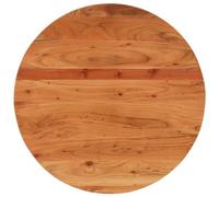 Homgoday Tablero redondo de madera maciza de acacia de 80 x 2,5 cm de diámetro para cocina, mesa de café, mesa de comedor, mesa de escritorio, muebles de encimera