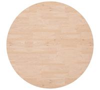 Homgoday Tablero redondo de repuesto para mesa de café, mesa auxiliar, mesa de comedor, tablero para muebles, diámetro 90 x 2,5 cm, madera maciza de roble sin tratar