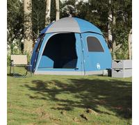 Homgoday Tienda Familiar Igloo para 6 Personas Impermeable Azul Tienda de campaña Ligera Tienda de Playa Tiendas Camping
