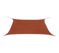 Homgoday Toldo de Vela Rectangular Tela Oxford Terracota 2x4 m Toldo de Vela Impermeable a Prueba de Viento protección UV para Patio,Jardín, Exteriores