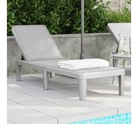 Homgoday Tumbona 4 alturas ajustables, color negro, 155,5 x 57 x 28 cm, iPP, tumbonas para tomar el sol, sofá cama muebles, tumbona de piscina, tumbona de jardín modelo 4008101