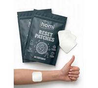 Homi Wellness Parches de recuperación para fiestas, 60 parches, DHM + complejo Revive, soporte transdérmico de 12 horas, ingredientes naturales, resistente al agua, despierta renovado