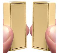 Homie Pesos magnéticos para Cortinas de Ducha, Paquete de 8 imanes Impermeables + Estuche de Transporte, excelente decoración del hogar para baño, Forro, Banderas y (Paquete de 12, Beige)