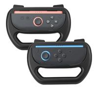 Homiflex Volante para Switch 2 Joy-Con - Pack de 2 Joy-Con 2 Racing Wheel Compatible con Mario Kart 8 Deluxe, Negro