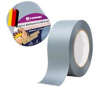 HOMIK Cinta de reparación de techo extremadamente resistente con adhesivo MicroSealant y membrana PTFE - Autoadhesivo para techo y sellado exterior e interior - 10 cm x 2,5 m