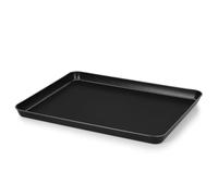 Homikit Bandeja para horno, antiadherente de acero al carbono, bandeja para la grasa, molde rectangular para cocinar, servir de forma saludable y antioxidante, fácil de limpiar, 31,5 cm x 24,5 cm x