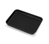 Homikit Mini bandeja para horno, antiadherente de acero al carbono, bandeja para la grasa, molde rectangular para cocinar, servir de forma saludable y antioxidante, fácil de limpiar, 23,7 cm x 17,7 cm