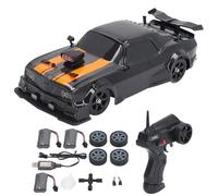 Hominas 16A04 1/16 RC Drift Car LED Light High Speed 4WD Anti Interference 2.4Ghz RC Car (3 Batteries)
