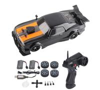 Hominas 16A04 1/16 RC Drift Car LED Light High Speed 4WD Anti Interference 2.4Ghz RC Car (Dual Batteries)