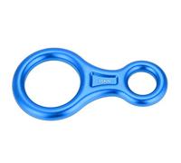 Hominas 35KN Figura 8 Palabra Cuerda Descender Rappel Anillo Escalada en Roca Equipo de Rescate (Azul)