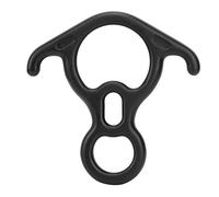 Hominas 50KN Cuerno de Buey Anillo en Forma de 8 Mosquetón Descender Trabajo aéreo Equipo de Escalada de Rescate