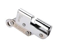 Hominas - Agarre de Cuerda anticaída para Escalada, aleación de Acero, Fuerte Capacidad de Soporte, Agarre de Cuerda con Bloqueo automático para expedición de arbolistas