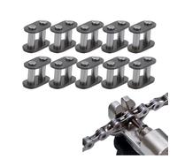 Hominas Cadena Maestro Eslabón, Eslabón Maestro de Cadena Acero Resistente Eslabón Maestro para Cadena para Motocicleta Dirt Bike Pitpro