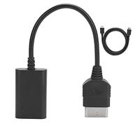 Hominas Convertidor de Cable HDMI Adaptador de Controlador de Juegos Retro Adaptador de Audio y Video Digital para Classic Gaming ABS Negro 24 cm 1,5 m de Longitud del ca