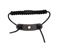 Hominas Cuerda DE Nylon Tiro con MUÑECA Eslinga Duradera Ajustable para (Negra)