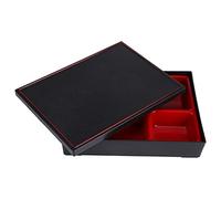 Hominas Fiambrera Lunch Box Japonesa, Caja Contenedor De Comida Bento De Abs con Tapa De 5 Compartimento Portátiles para Picnic Escuela Oficina