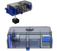 Hominas Filtro Acuario Externo, Filtros Silenciosos para Peceras de 30dB Filtración de 4 Etapas Filtro de Cascada para Acuarios de Tortugas o Acuarios Grandes