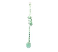 Hominas Hanging Door Cat Ball Toys Interactive Plush Suction Cup Fixation Fun Relieve Boredom Soft Play Toy with Bell for Indoor Cats Durable PVC Polyester Material 6cm Ball 70 180 (Verde)