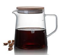 Hominas Jarra De Café De Vidrio, Jarra De Café De Vidrio De Borosilicato De 500 Ml De Alto, Jarra for Té, Café Y Agua