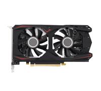 Hominas Tarjeta gráfica GPU para Juegos 6GB GDDR5 192bit PCI Express 1.1 X 16 con Ventiladores de enfriamiento Dobles para Juegos de PC y edición de Video 3D CAD CAM