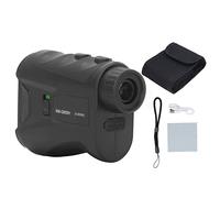 Hominas Telémetro de 600 m con Interruptor de Pendiente Telémetro láser Recargable portátil de Alta precisión Telémetro de un cañón para golfistas Profesionales (Negra)