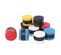 Hominas Tennis Racket Grip Tape PU Anti Slip Super Absorbent Overgrip Tape Vibrant Mixed Colors for Tennis Badminton Squash Rackets 10PCS 110cm