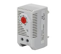 Hominas Termostato Mecánico 0-60 ℃ Ajustable, Interruptor De Termostato Calefaccion Controladores De Temperatura Eléctrico Mecánico para Calentadores De Ventiladores, Rojo