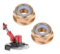 Hominas Tuerca de Cuchilla, M10 x 1.25 Tuerca de Hoja Universal Rosca Izquierda Reemplazos de Tuercas de Cuchilla para Cortacésped