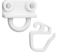 Homira Deslizadores para Cortinas, 24 Unidades, compatibles con el Sistema de Cortinas IKEA KVARTAL, recambios de Rodillos.