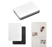 Homirty 10 Piezas Imanes de Sublimación para Nevera, Imanes Refrigerador de Sublimación, Iman Nevera en Blanco, Personalizados Sublimacións Refrigerador para Cocina Casa Pizarra Oficina (Rectángulo)