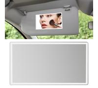 Homirty Espejo de Maquillaje para Visera de Coche, Espejo de Cosmética para Automóviles, Espejo Cosmético del Coche, Espejo Parasol Coche, Espejo Maquillaje Coche para Visera de Coche (Rectangular)