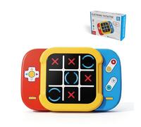 Homirty Juego Electrónico 3 en 1 Tres en Raya | Tres en Raya Electrónico, IA Adaptativa & Memory Flash | Juego de Viaje para Niños y Adultos | Regalo Educativo con Pilas para Niños Niñas 3+