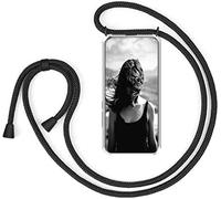 HomiTunky Funda con Cordón para Motorola Moto G86 Power 5G Funda - Fundas para Teléfono Inteligente con Cordón - Funda de cadena de teléfono - Funda de TPU a prueba de golpes Elegante Funda de cordón