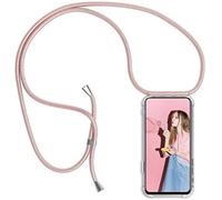 HomiTunky Funda de movil con Cuerda para Colgar OnePlus 15R 5G,Carcasa Transparente TPU Suave Silicona Case con Correa Colgante Ajustable Cuerda Correa de Cuello Cadena Cordón