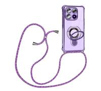 HomiTunky Funda Glitter Magnética para Vivo Y31 5G/Y21D 4G con Cuerda